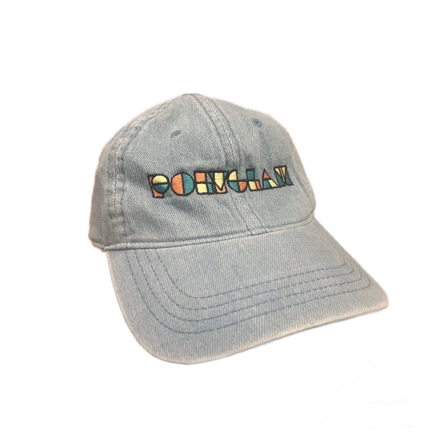 Embroidered Denim Hat
